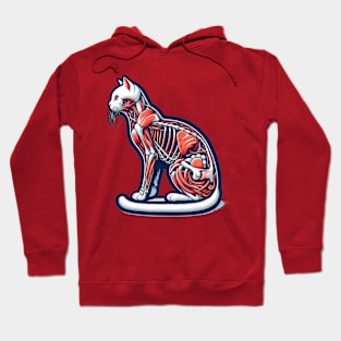 cat anatomy Hoodie